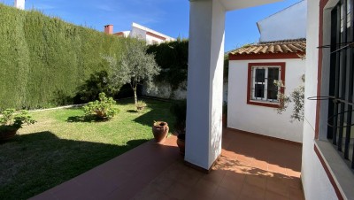 Porche jardín